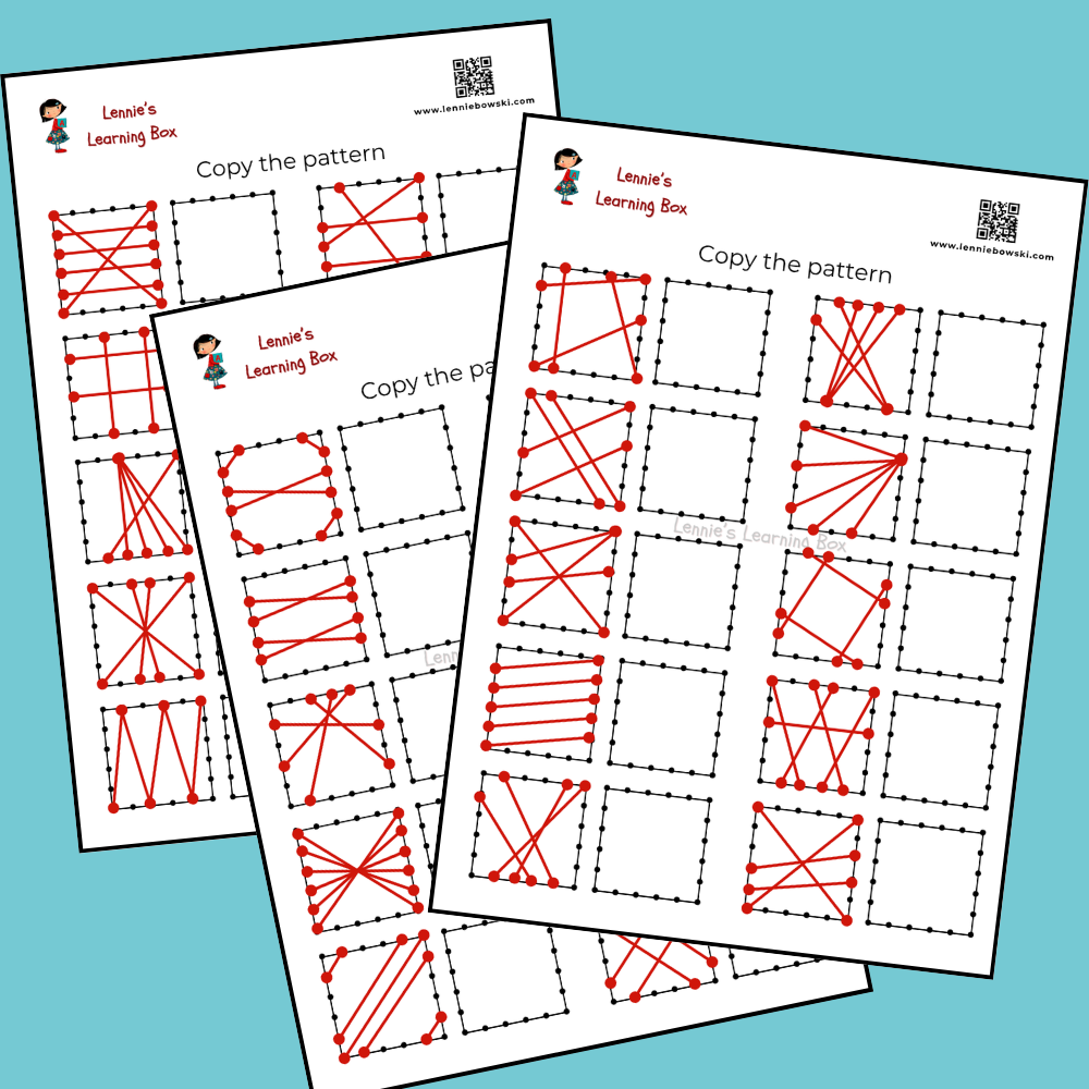 Copy the pattern worksheet for 7-8 years preview copy the pattern 7 8