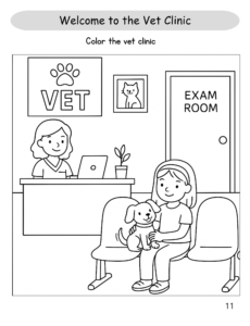 color veterinary clinic  page