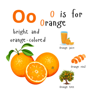 O is for orange