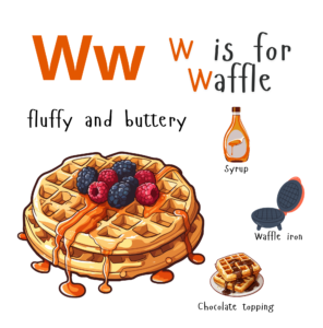 W is for waffle