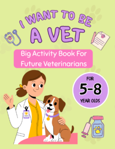 vet activity book front cover