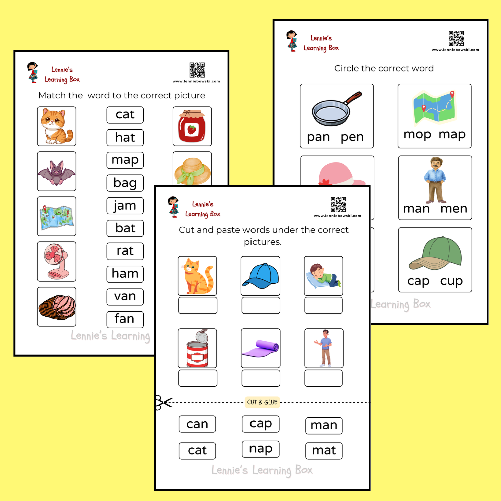 Fun CVC Word Practice for Kids Ages 5–6