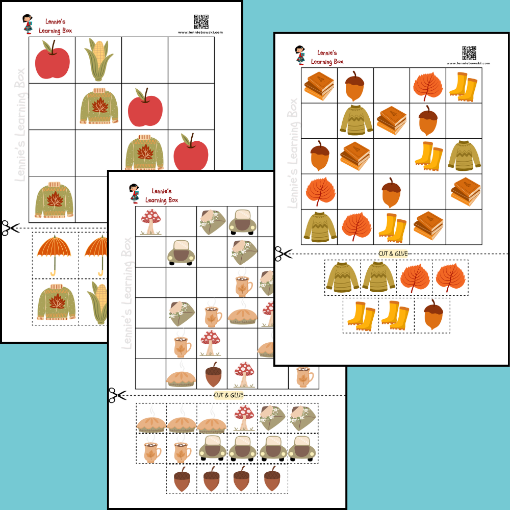 Autumn Picture Sudoku Worksheet