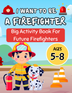 firefighter activity book front cover
