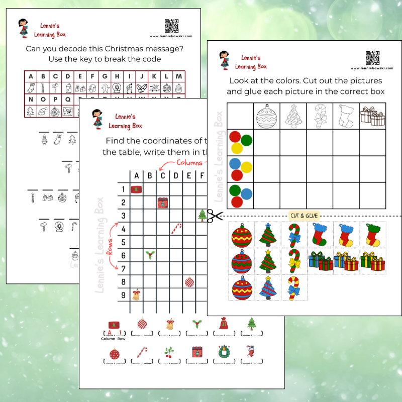 Christmas Coding christmas coding wrksheets for kids