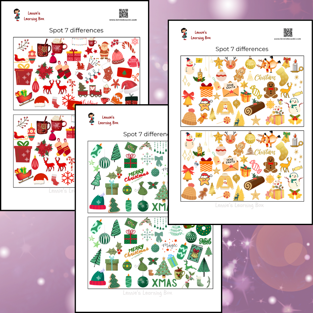 Christmas Coding christmas spot differences